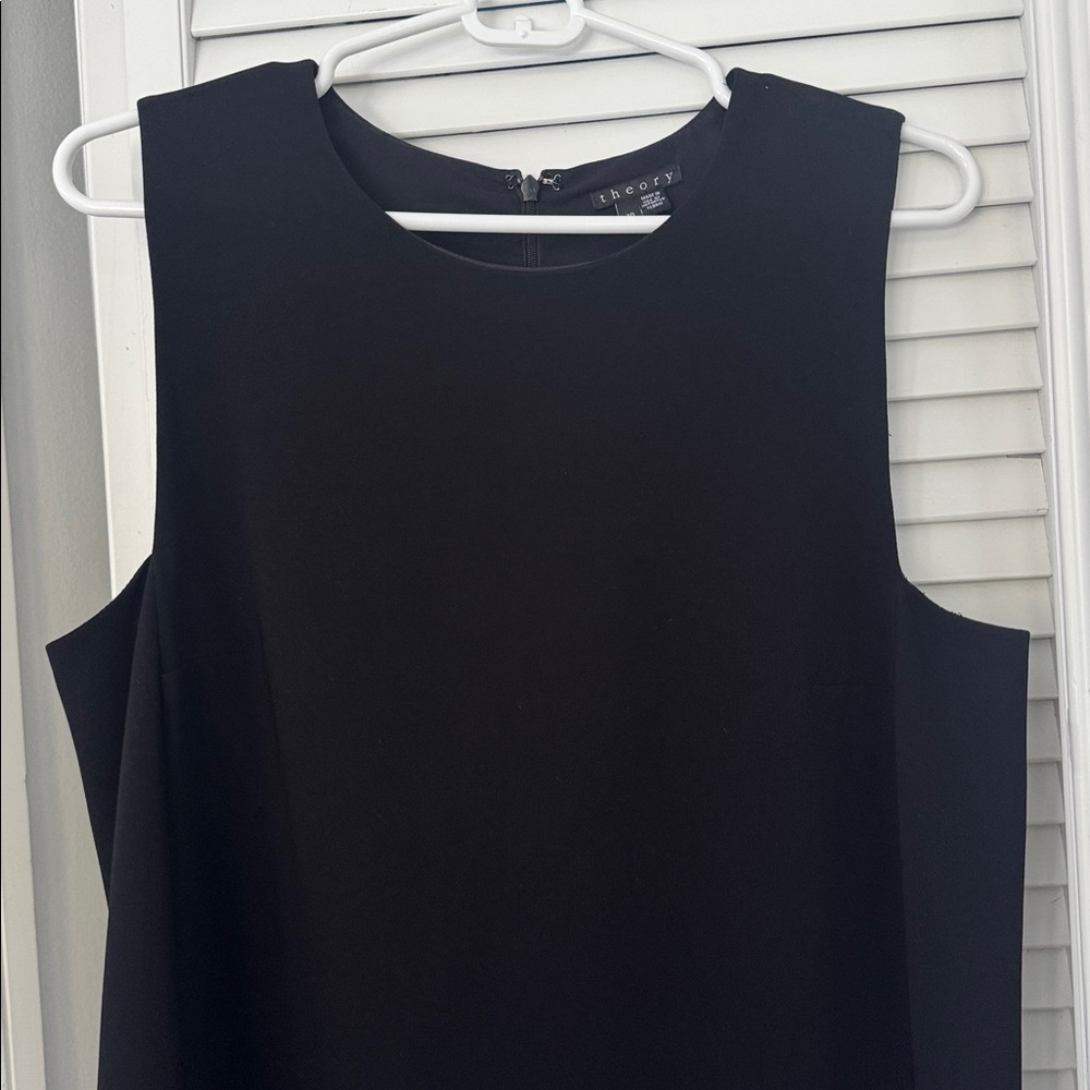 Theory new  Black Sleeveless Dress. Sz 10 - Picture 4 of 6
